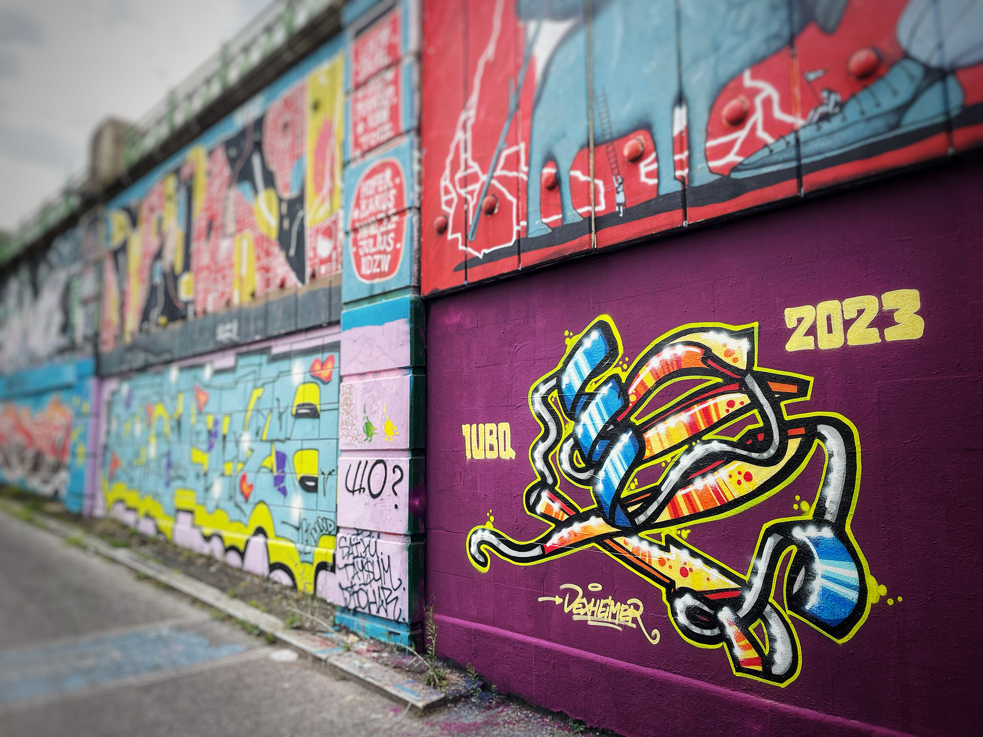 Ubiquitin Graffiti von Philipp Dexheimer in Wien